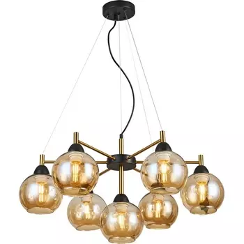 Подвесная люстра Imex MD.9056-7-P-BK+COP