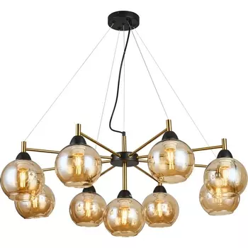 Подвесная люстра Imex MD.9056-9-P-BK+COP