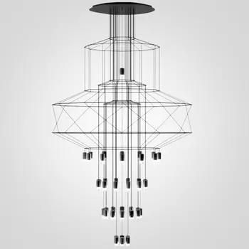 Подвесная люстра Wireflow Chandelier 0374 Suspension Lamp ImperiumLoft 40.1637-0 (75394-22)