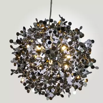 Подвесная люстра Tezani Argent Suspension Pendant Lamp 85 Chromium D50 ImperiumLoft 75741-22 (186190-22)