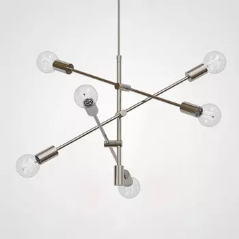 Подвесная люстра Mobile Chandelier - Large 6 Хром ImperiumLoft Large (191623-22)