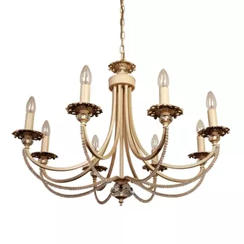 Подвесная люстра Abrasax JOSEPHINE 3007/8(creamgold) в виде свечи