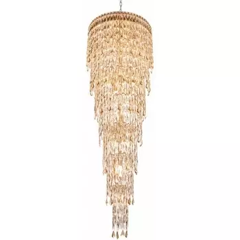 Подвесная люстра каскадная хрусталь Fluorite The Empress FL1061-32P