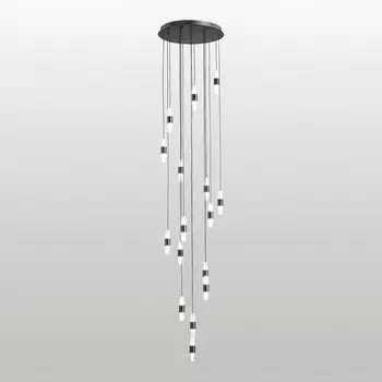 Подвесная люстра каскадная LED Lussole Hopkins LSP-7401