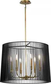 Подвесная люстра Kichler Linara QN-LINARA-6P-BK