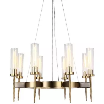 Подвесная люстра KM0936P-8 DeLight Collection Alouette brass