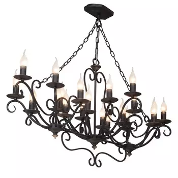 Подвесная люстра ковка Vitaluce V1020/20 в виде свечи