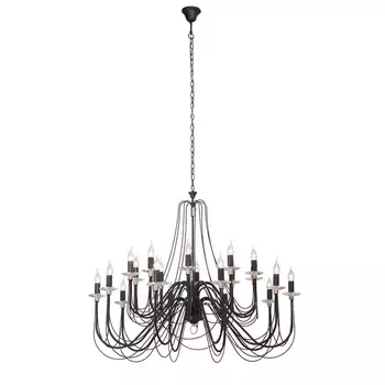 Подвесная люстра ковка Vitaluce V1044/20 в виде свечи