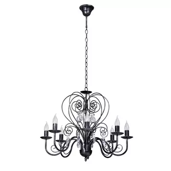 Подвесная люстра ковка Vitaluce V1179/8 в виде свечи