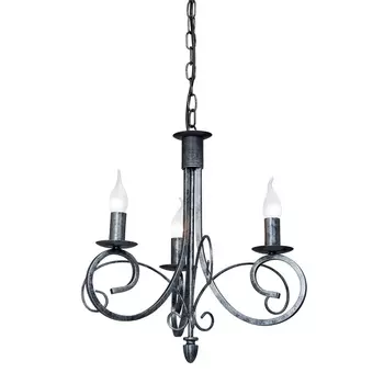 Подвесная люстра ковка Vitaluce V1480/3 в виде свечи