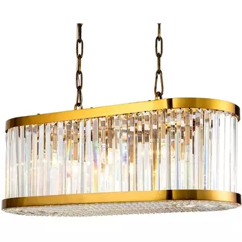 Подвесная люстра KR0388P-8L/A DeLight Collection Welles brass