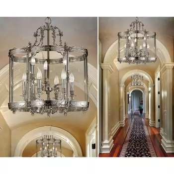 Подвесная люстра Nervilamp L11/6+3 подсвечник