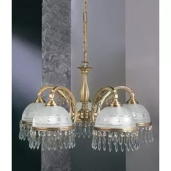 Подвесная люстра L.3831/5 Reccagni Angelo 3831 L 3831/5 с подвесками
