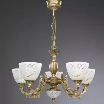 Подвесная люстра L.7052/5 Reccagni Angelo 7052 L 7052/5