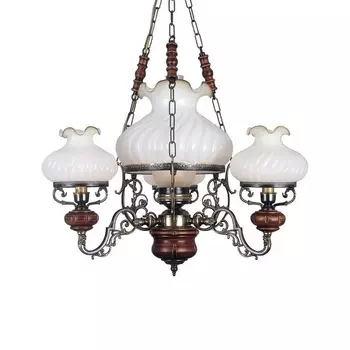 Подвесная люстра L.760/3+1 Reccagni Angelo 760 L 760/3+1