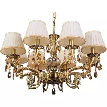 Подвесная люстра L.8110-8BR CRISTAL-SHADE Abrasax Sylvia