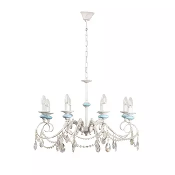 Подвесная люстра Abrasax L.8303-8CREAM/G в виде свечи