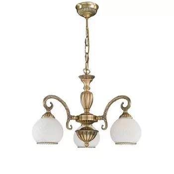 Подвесная люстра L.8400/3 Reccagni Angelo 8400 L 8400/3