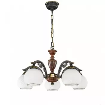 Подвесная люстра L.8610/5 Reccagni Angelo 8610 L 8610/5