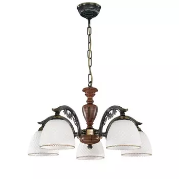 Подвесная люстра L.8611/5 Reccagni Angelo 8611 L 8611/5