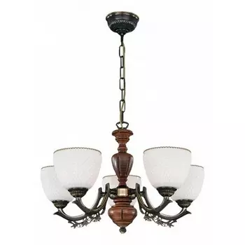 Подвесная люстра L.8661/5 Reccagni Angelo 8661 L 8661/5