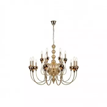 Подвесная люстра 88003-10+5 GD iLamp Lady