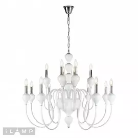Подвесная люстра Lady 88003-10+5 WH (iLamp)