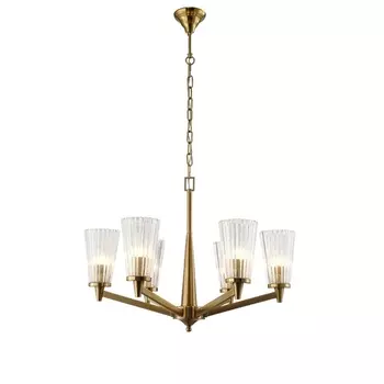 Подвесная люстра LAURA SP-PL6 BRONZE (Crystal Lux)