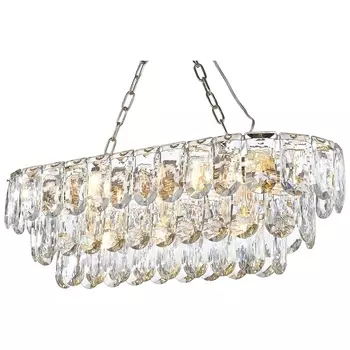 Подвесная каскадная люстра хрусталь Wertmark Lavinia WE106.13.103