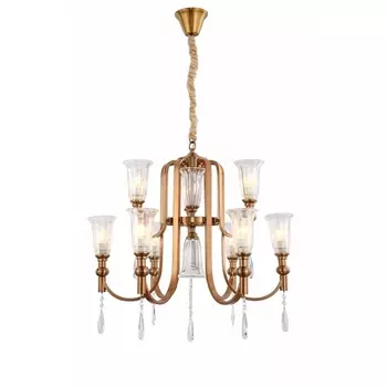 Подвесная люстра LDP 8041-6+3 S.GD Lumina Deco Rionella