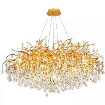 Подвесная люстра LED Droplet Chandelier Circle D80 By ImperiumLoft 40,2695 213701-22