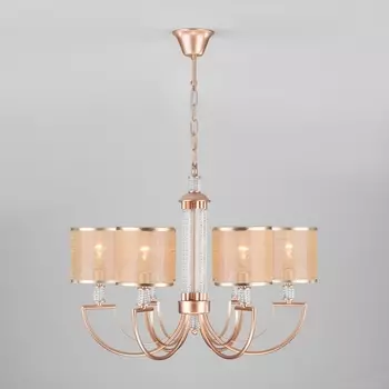 Подвесная люстра 60099/6 Eurosvet Licata перламутровое золото