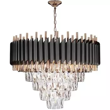 Подвесная каскадная люстра хрусталь Loft It Eclair 10206/600