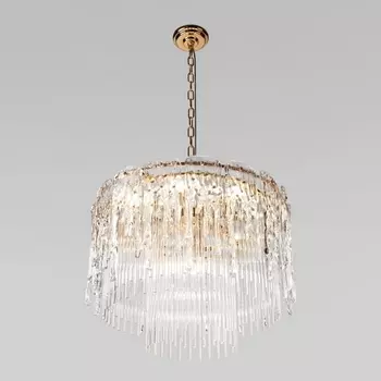 Подвесная люстра хрусталь Loft It Florida 10298/600 French gold