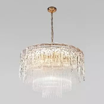 Подвесная люстра хрусталь Loft It Florida 10298/800 French gold