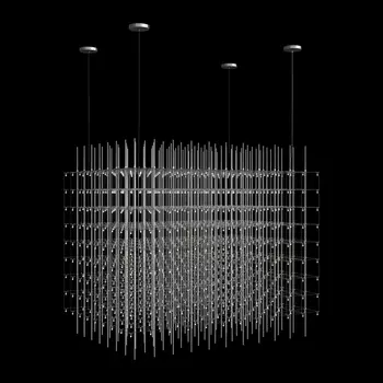 Подвесная люстра светодиодная Loft It Maze 10348/1200 форма куба