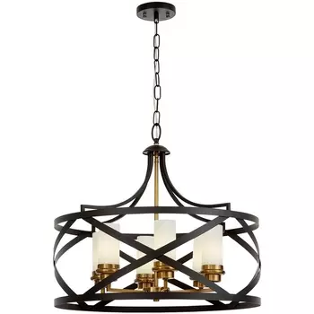 Подвесная люстра Lumina Deco Astila LDP 1242-6 BK+MD