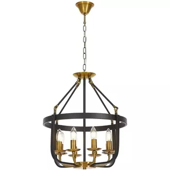 Подвесная люстра Lumina Deco Berling LDP 8024-8 BK+MD