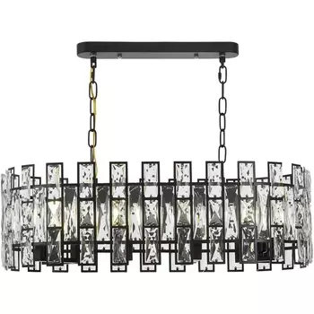 Подвесная люстра Lumina Deco Florina LDP 7041-700-PR BK