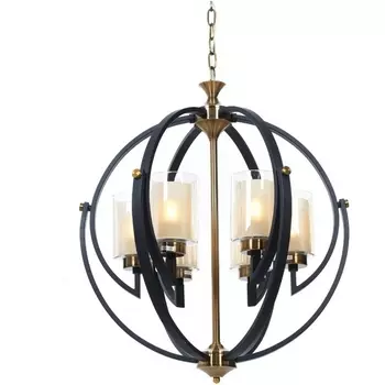 Подвесная люстра Lumina Deco LDP 1232-6 BK+MD