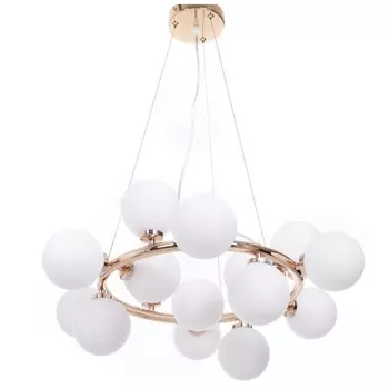 Подвесная люстра молекулы Lumina Deco LDP 6033-15 GD