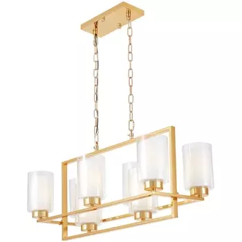 Подвесная люстра Lumina Deco Lino LDP 1239-8 F.GD