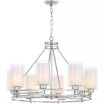 Подвесная люстра Lumina Deco Marietta LDP 8025-8 CHR+WT