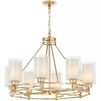 Подвесная люстра Lumina Deco Marietta LDP 8025-8 F.GD+WT