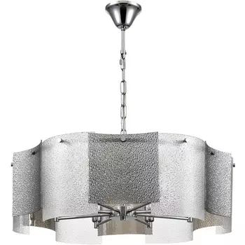 Подвесная люстра Lumion Dandy 6594/8 хром/тонированное стекло, металл/стекло E14 8*40W 220V