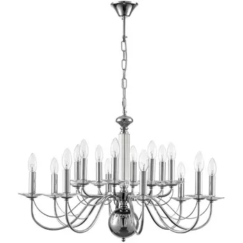 Подвесная люстра Lumion Incanto 8034/16 хром, металл/стекло Е14 16*40W 220V подсвечник