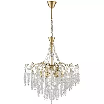 Подвесная люстра Lumion Kristina 8243/6 латунь, металл E14 6*40W 220V с подвесками