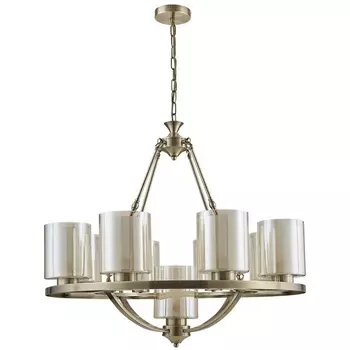 Подвесная люстра Lumion Riverly 6524/9 античная латунь E27 9*60W 220V