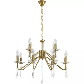 Подвесная люстра Lumion Suana 8319/12 шампань/прозрачный, металл/хрусталь E14 12*40W 220V