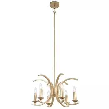 Подвесная люстра IP21 Lussole Clovis LSP-8738 в виде свечи